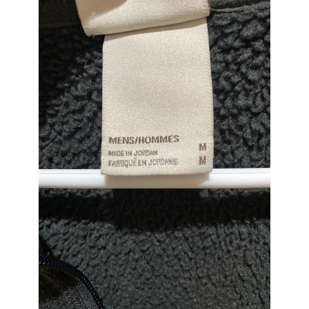 The North Face Gordon Lyons Full Zip Fleece Jacket Mens Medium Dark Gray Heather